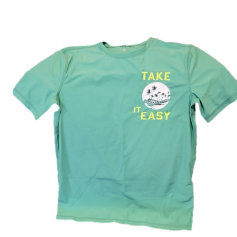 GAP Kids boys Kelly Green rashguard. Size XL. Great used condition.